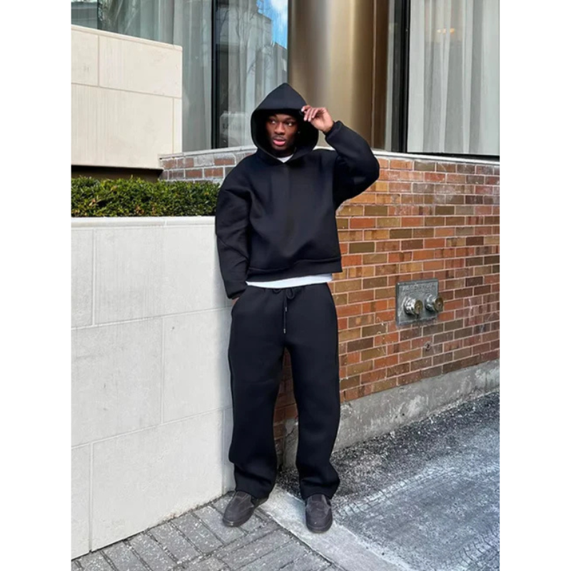 Adam | Men’s Minimal Hooded Sweater Set