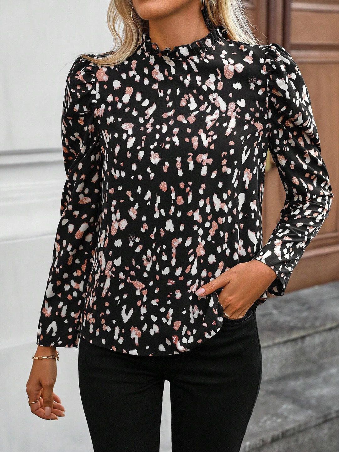 Mia | Vintage Blouse with Ruffles