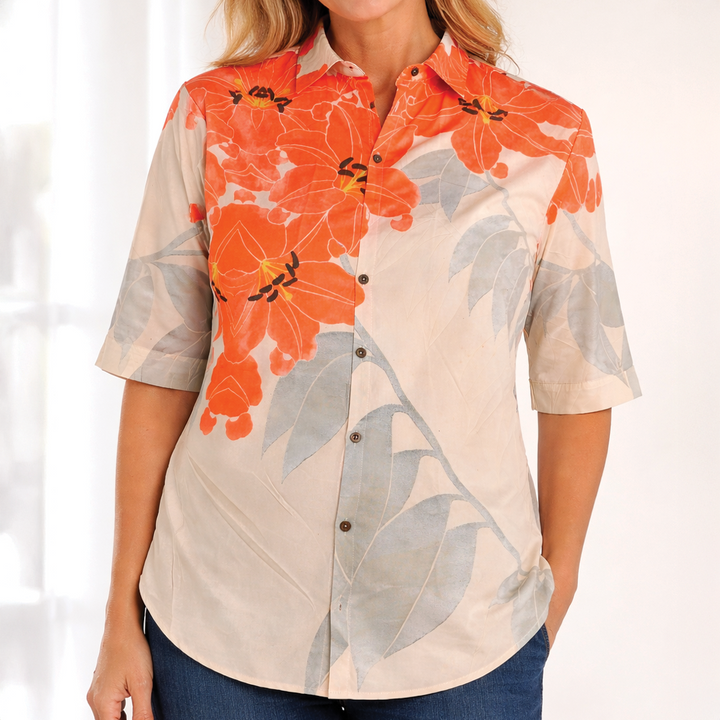 Rachel | Button-Down Summer Blouse