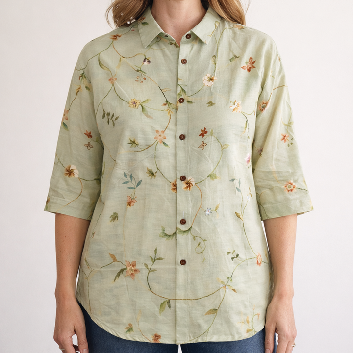 Rachel | Button-Down Summer Blouse