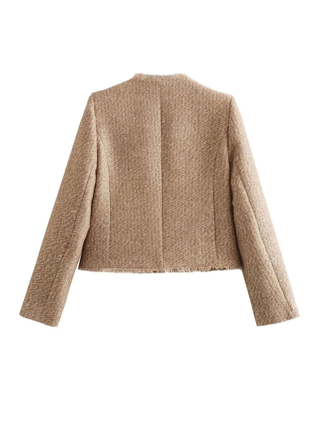 Clara | Short Tweed Blazer Spring Jacket with Buttons