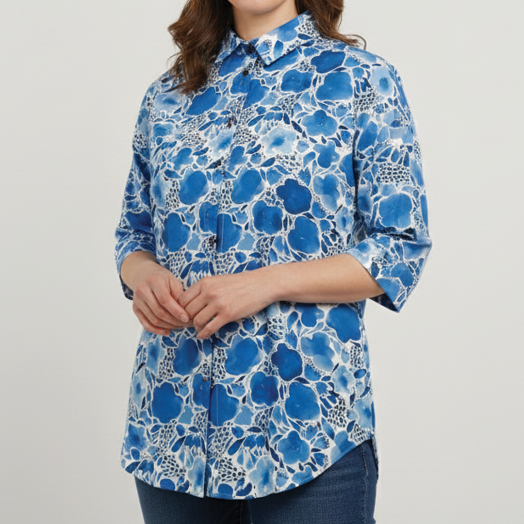 Rachel | Button-Down Summer Blouse