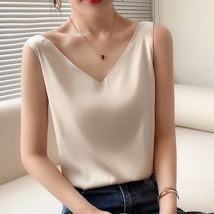 Lily | Women’s Classic Relaxed Fit Draped Tanks