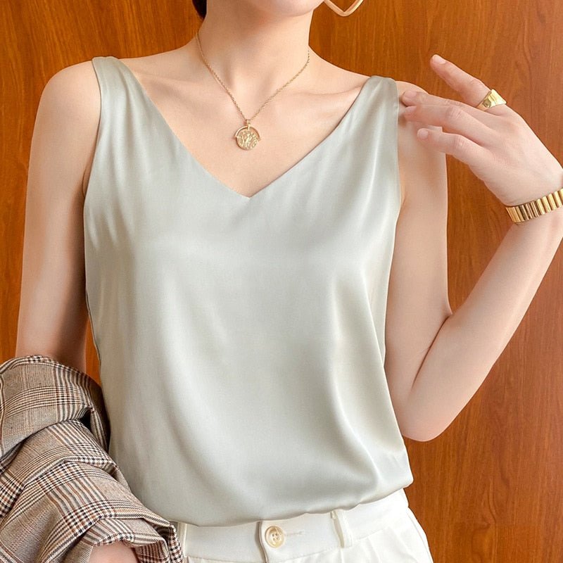 Lily | Women’s Classic Relaxed Fit Draped Tanks
