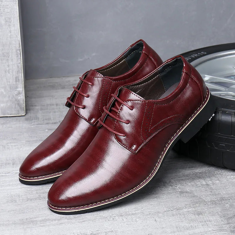 Roma | Lace-Up Wingtip Dress Shoes