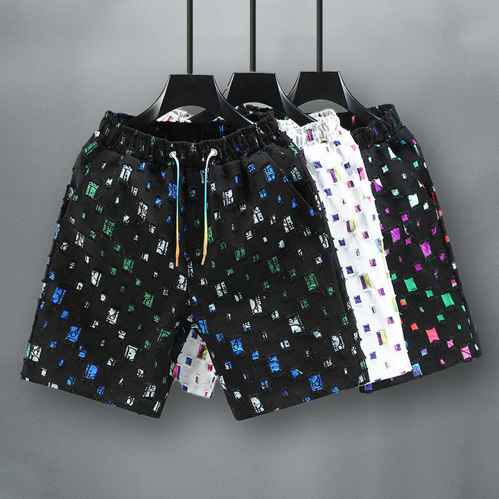 Felix | Colorful Elastic Waist Shorts