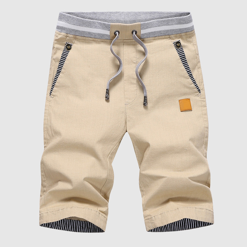 Felix | Elastic Waist Shorts with  Side Pockets