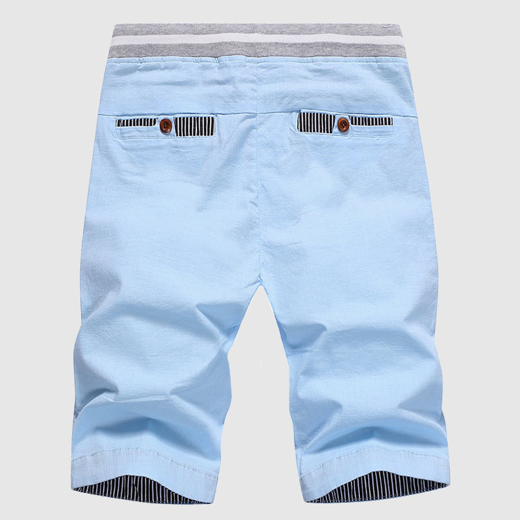 Felix | Elastic Waist Shorts with  Side Pockets