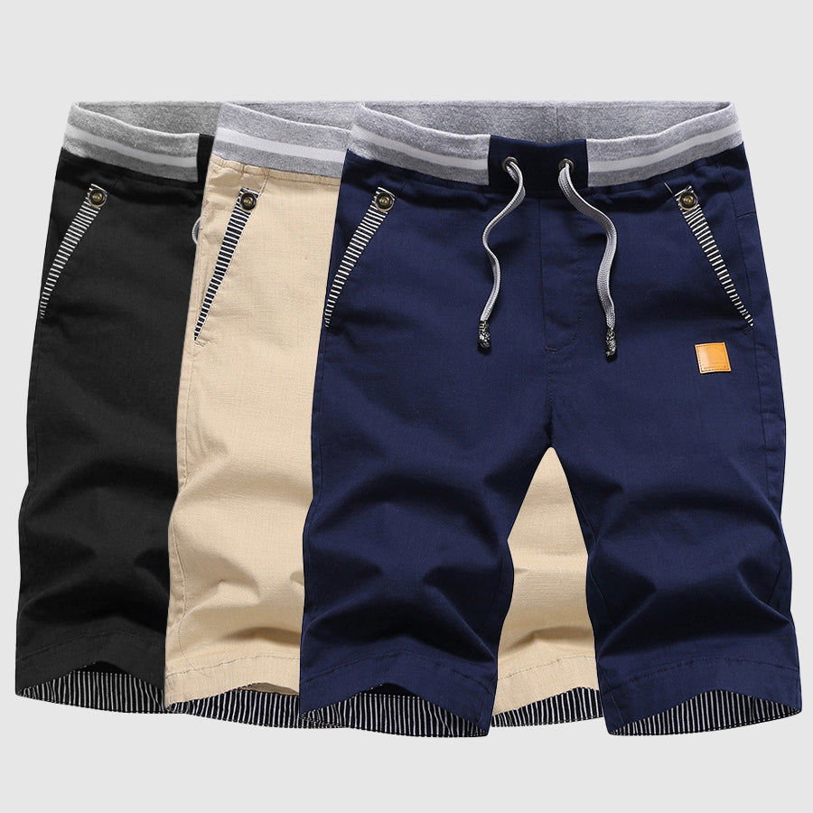 Felix | Elastic Waist Shorts with  Side Pockets