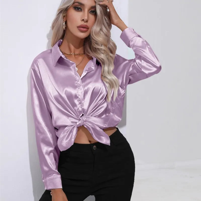 Camila | Flowy Collared Blouse