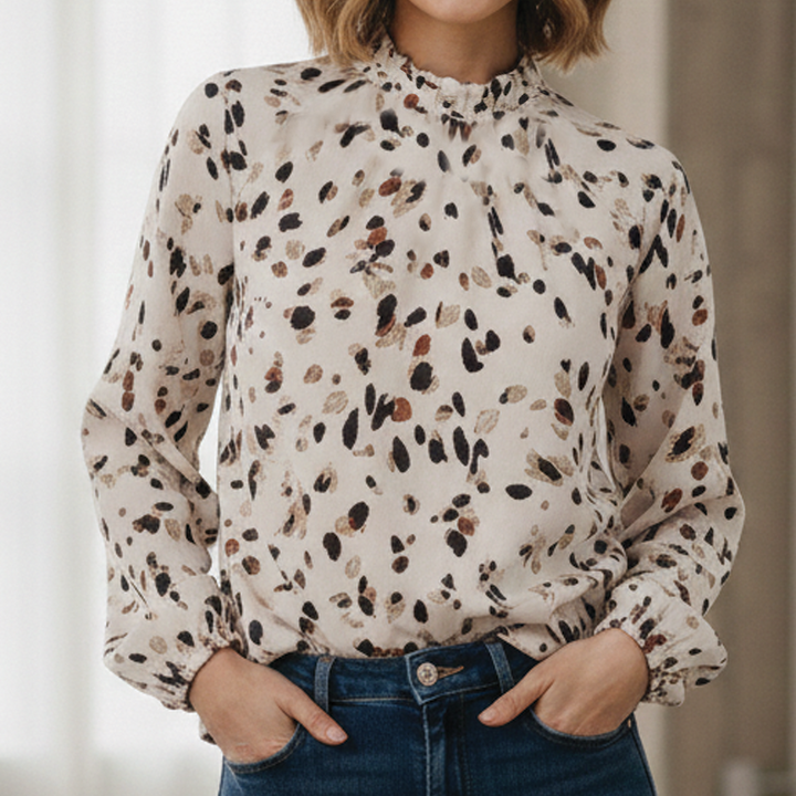 Mia | Vintage Blouse with Ruffles