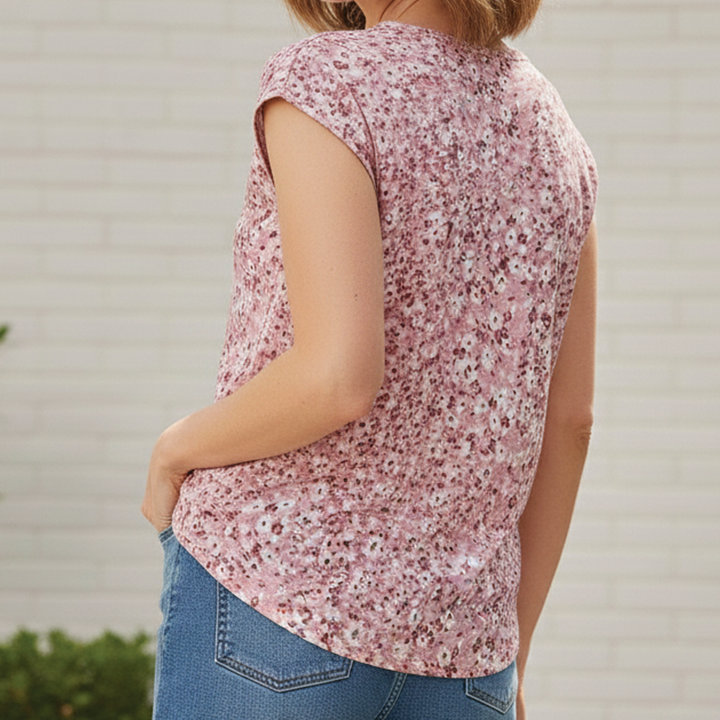 Suzanne | Button-Front Summer Blouse