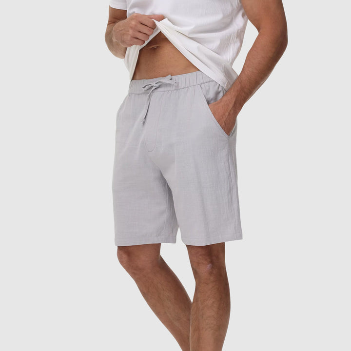 Lorenzo | Elastic Waist Shorts with Pockets
