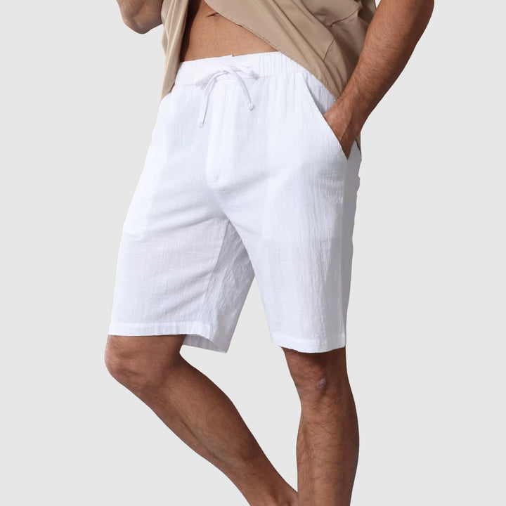 Lorenzo | Elastic Waist Shorts with Pockets
