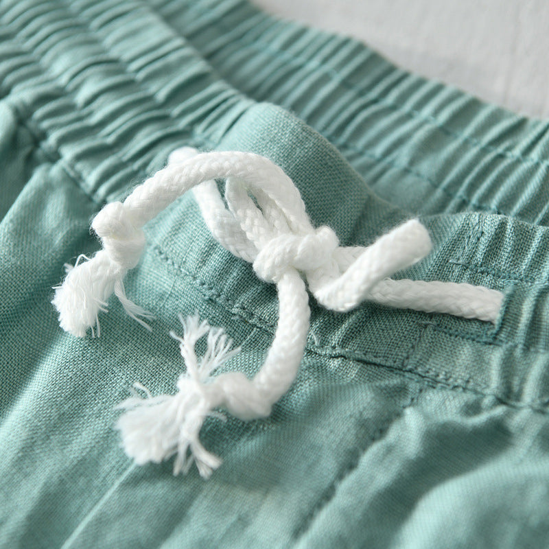 Lorenzo |  Elastic Waist Summer Shorts