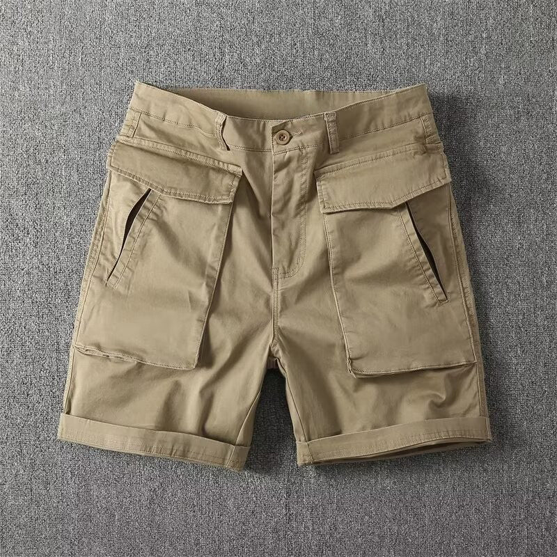 Lorenzo | Button Waist Cargo Shorts