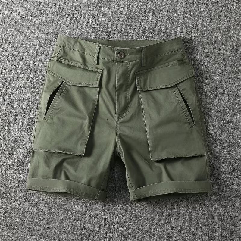 Lorenzo | Button Waist Cargo Shorts