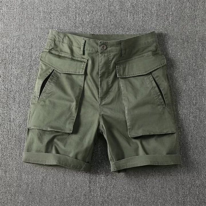 Lorenzo | Button Waist Cargo Shorts