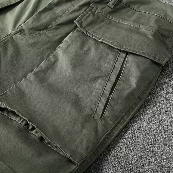 Lorenzo | Button Waist Cargo Shorts