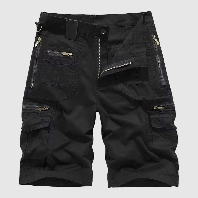 Lorenzo | Button Waist Cargo Shorts