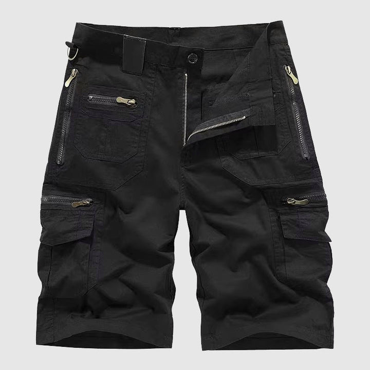 Lorenzo | Button Waist Cargo Shorts