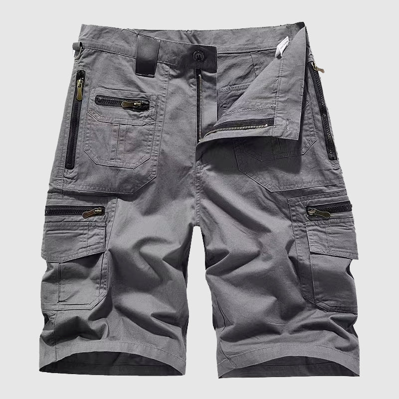 Lorenzo | Button Waist Cargo Shorts
