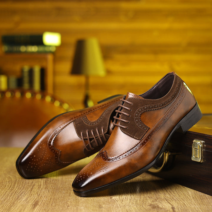 Milano | Lace-Up Wingtip Dress Shoes