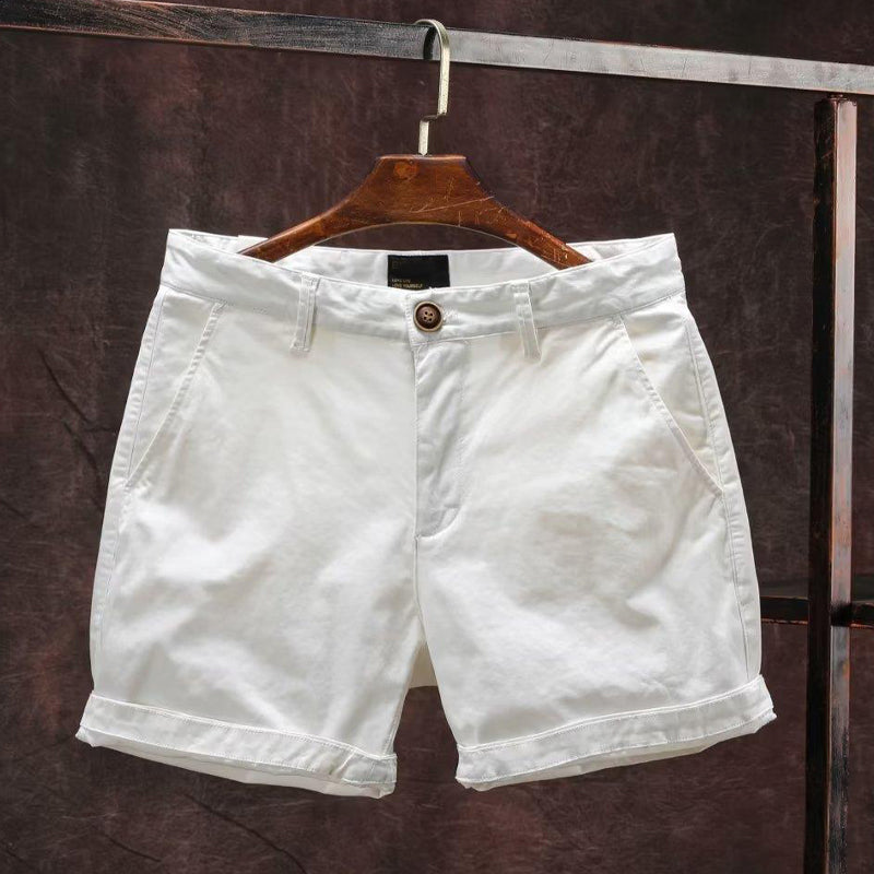 Roberto | Button Waist Classic Summer Shorts