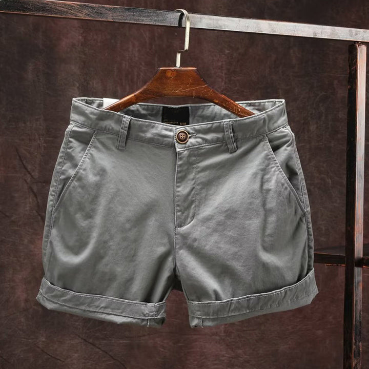 Roberto | Button Waist Classic Summer Shorts