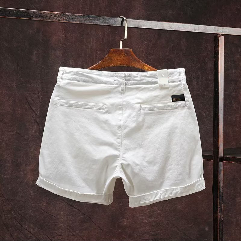 Roberto | Button Waist Classic Summer Shorts