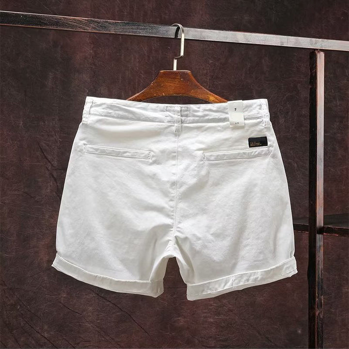 Roberto | Button Waist Classic Summer Shorts