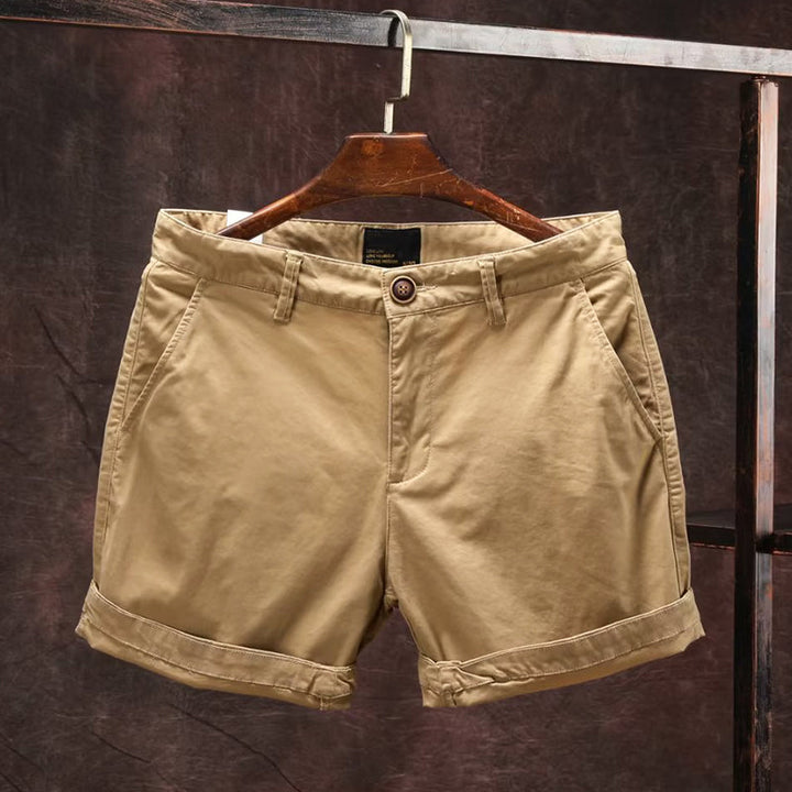 Roberto | Button Waist Classic Summer Shorts