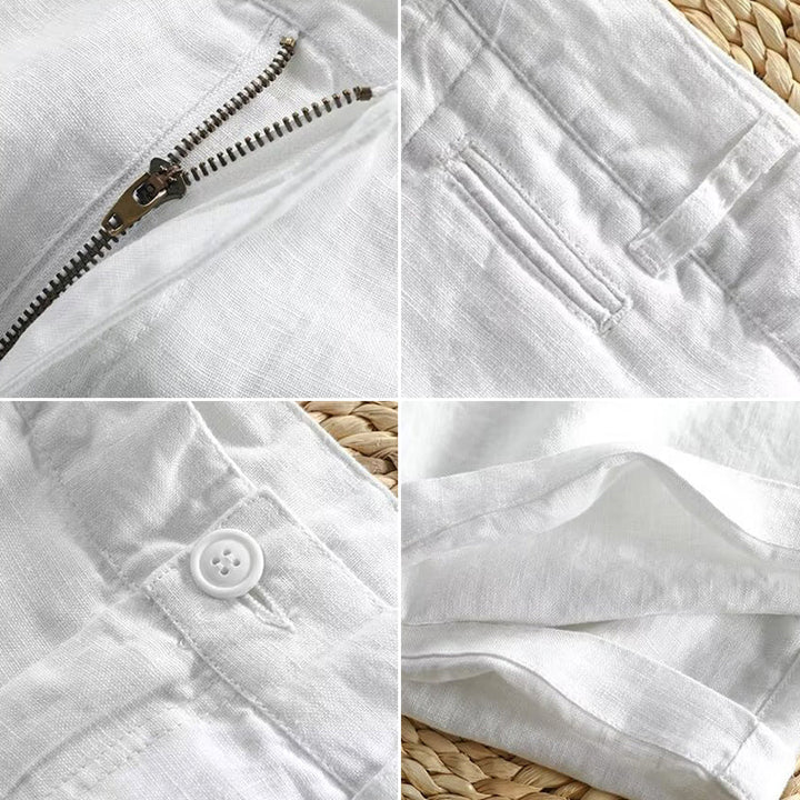 Roberto | Button Waist Summer Shorts
