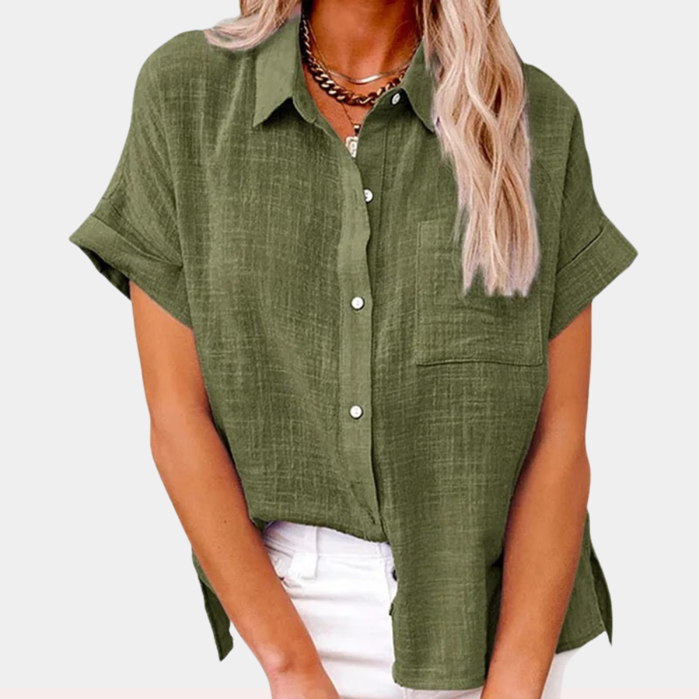 Bella | Summer Button Blouse