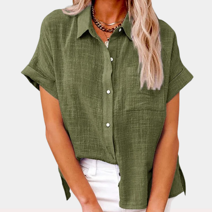 Bella | Summer Button Blouse
