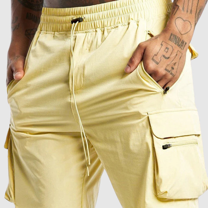 Theodore | Elastic Waist Cargo Shorts