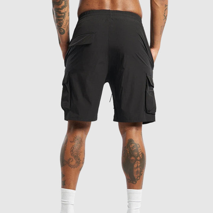 Theodore | Elastic Waist Cargo Shorts
