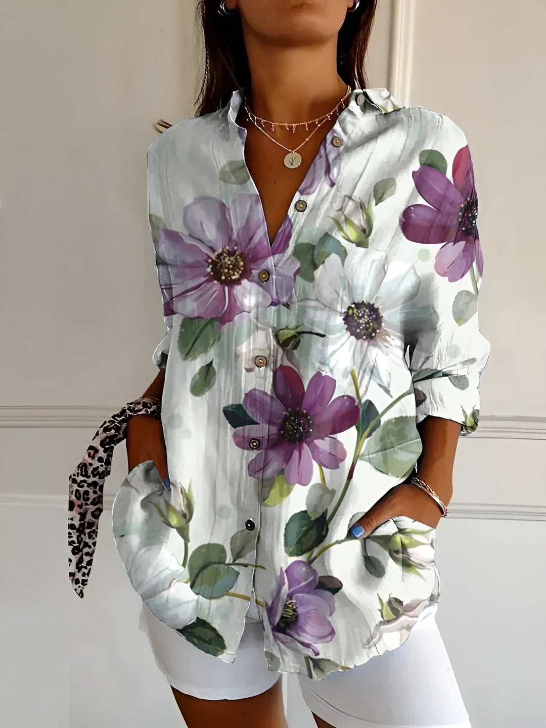 Rachel | Button-Down Summer Blouse